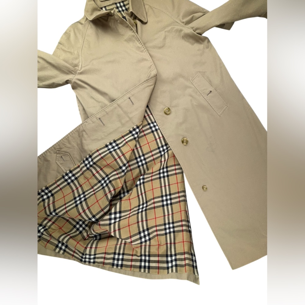 Burberry Tan Trench Coat - Picture 6 of 8